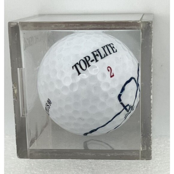 Jack Nicklaus Signed Golf Ball w/ COA & Tournament Program Signature Aug 2005 - Picture 3 of 12